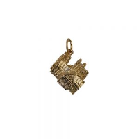 9ct Gold 12x17mm York Minster Pendant or Charm