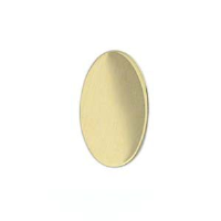 9ct Gold 12x8mm plain oval Tie Tack