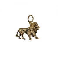 9ct Gold 15x20mm Lion Pendant or Charm