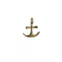 9ct Gold 16x18mm Anchor Pendant or Charm