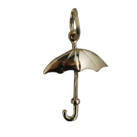 9ct Gold 17x12mm Umbrella Charm