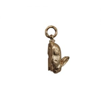 9ct Gold 18x10mm solid Rabbit Pendant or Charm