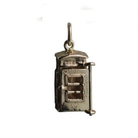 9ct Gold 18x8mm opening Phonebox Charm