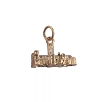 9ct Gold 18x9mm The Houses of Parliament Pendant or Charm