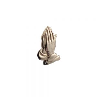 9ct Gold 19x11mm Praying Hands Pendant