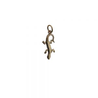 9ct Gold 20x10mm Lizard Pendant or Charm