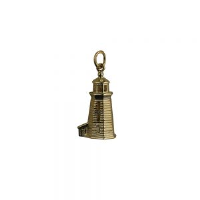 9ct Gold 22x13mm Lighthouse Pendant or Charm