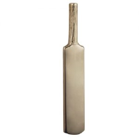 9ct Gold 38x6mm plain Cricket Bat Pendant
