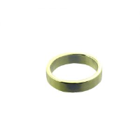 9ct Gold 4mm plain flat Wedding Ring Sizes I-P