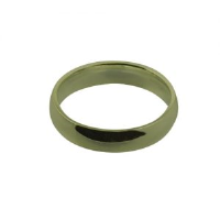 9ct Gold 5mm plain Court shaped Wedding Ring Sizes Q-Z