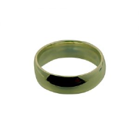 9ct Gold 7mm plain Court shaped Wedding Ring Sizes Q-Z