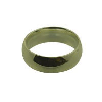 9ct Gold 8mm plain Court shaped Wedding Ring Sizes Q-Z