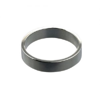Platinum 4mm plain flat Wedding Ring Sizes I-P