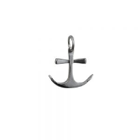 Silver 16x18mm Anchor Pendant or Charm