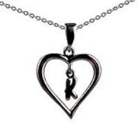 Silver 18x18mm Initial K in a Heart Pendant on a bail loop with a 1mm wide rolo Chain 24 inches