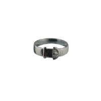 Sliver 6mm gents plain Buckle Ring Sizes R-Y
