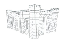 Castle - 3 Sided - 23 Ft 6 In x 14 Ft 6 In x 10 Ft