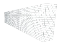 Gallery Wall - 40 x 4 x 10 Ft