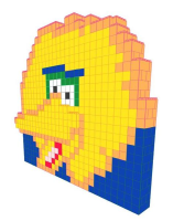 Mosaic Wall - Big Bird - 14 Ft 9 In x 5 Ft x 12 Ft 1 In