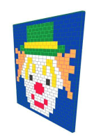 Mosaic Wall - Clown Wall - 17 Ft x 6 In x 15 Ft 7 In