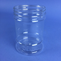 CLEAR PET ROUND JAR 380ml - 70mm NECK PETR380