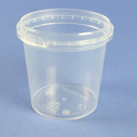 Small Volume Round Clear Tub 155ml - SV155C