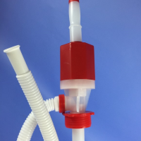 PP25S - NATURAL/ RED Large Manual syphon pump