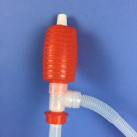 PH10S - Natural/ RED Small Manual syphon pump