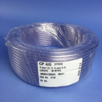 PVC4/6C - CLEAR PVC TUBE 4mm ID X 6mm OD X 30MTR COIL