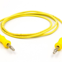 PJP 2015 25A PVC Patch Lead with Straight 4 mm Banana Plugs