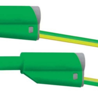 PJP 2075-IEC-100-Jv 4mm Socket to 4mm Plug Ground Lead