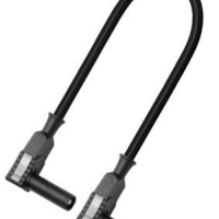 PJP 2410-IEC 12A PVC Patch Lead with Right-Angle 4 mm Banana Plugs