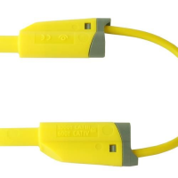 PJP 2710-IEC 12A PVC Patch Lead with Stacking 4 mm Banana Plugs