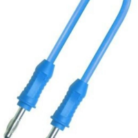 PJP 2814 36A Silicone Patch Lead with Straight 4 mm Banana Plugs