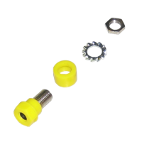 PJP 3240-I 4 mm Banana Socket with M6 Threaded Stud