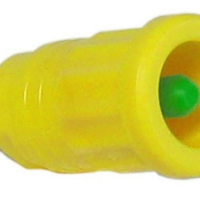 PJP 3288 4 mm Banana Socket with M4 Stud - Ground Connector