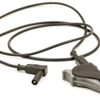 PJP 5066-2414-SIL-150 Crocodile Clip to 4mm RA Plug Silicone Lead