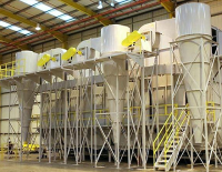 Eagle Machine Design Dust Recovery Hoppers and Cyclones