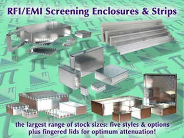Custom Electro Magnetic Screening Cans For Electrical Industries