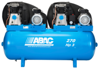 Abac A39 Pro 1 Phase 6 Hp 270 Litre Tandem Air Compressor