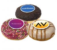 Doughnuts With Edible Logo E1015506