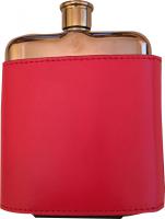 Malvern Leather Hip Flask Cover E108502