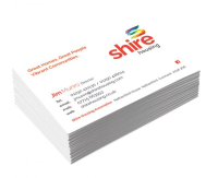 Premium Silk Single Sided Business cards In Aberdeen