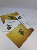 Soft Touch Velvet Single Sided Business Cards In Aberdeen