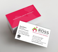 Matt or Gloss Lamination Business Cards double sided In Dundee