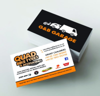 Matt or Gloss Lamination Business Cards Single sided In Stirling
