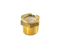 GN 743.7
Oil level sight glasswith conical threading, brass
