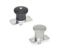 GN 822.9
Mini indexing plungers with flangewith or without rest position, stainless steel