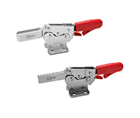 MOAS.
Horizontal toggle clampswith folded base and anti-release lever, steel or stainless steel