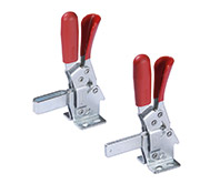 MVAS.
Vertical toggle clampswith folded base and anti-release lever, steel or stainless steel